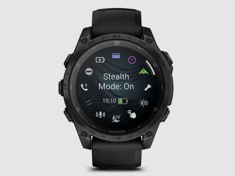 Garmin Smartwatch Tactix 8, 47mm Amoled Sapphire black titanium, image 5 of 10