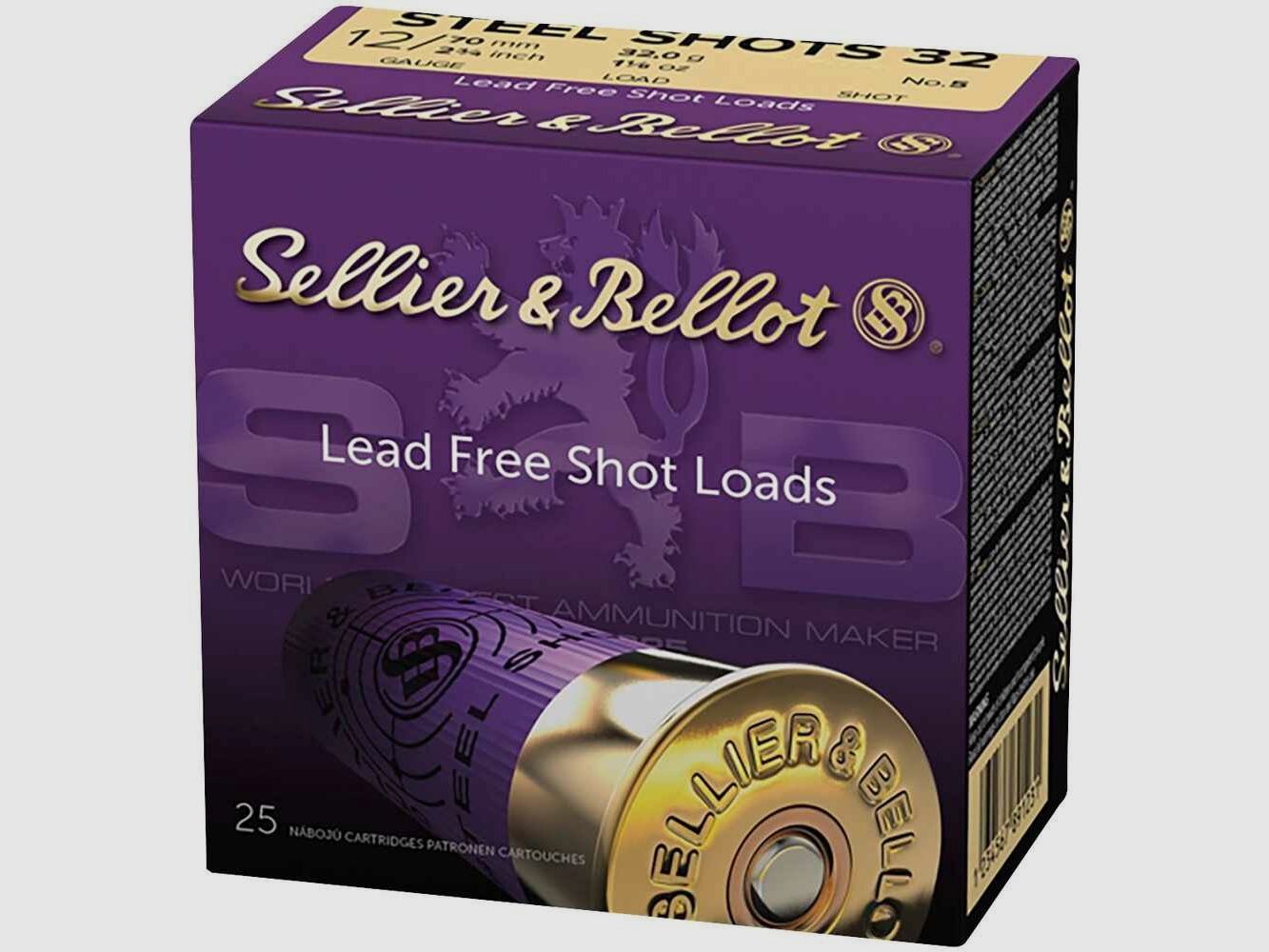 Sellier & Bellot 12/70 Steel 3,8mm 32g