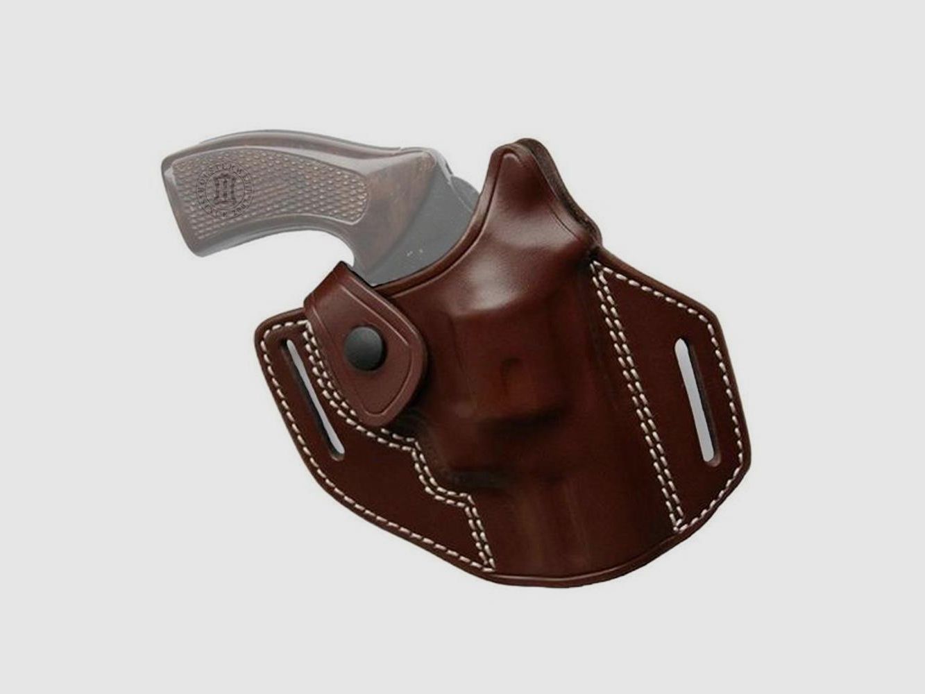 LIGHTNING "Cross Draw" Jagdholster für Revolver 3" N-Frame S&W 27/29/325/327/329/610/625/627/629,Taurus 17/44/97/425/990/991/992-Schwarz-Linkshänder