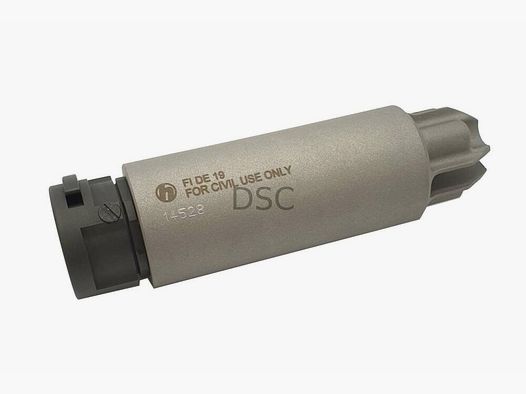 Schalldämpfer Ase Utra AU499-I-BC SL5i-BL "Low Pressure" BORELOCK ohne