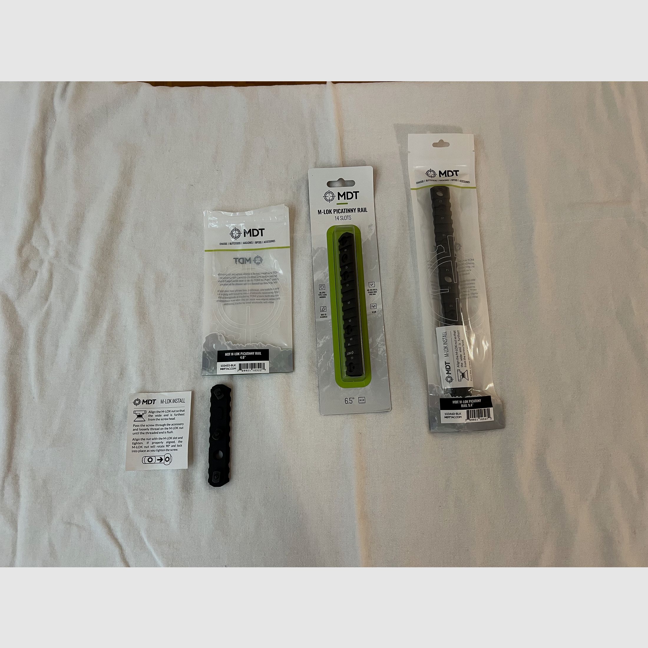 MDT Picatinny per M-LOK binari Nuovo NP 80€