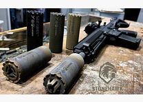 Q Works Schalldämpfer f. EWB-Waffen H Series Compact (.224 /5,6mm) Titan M15x1