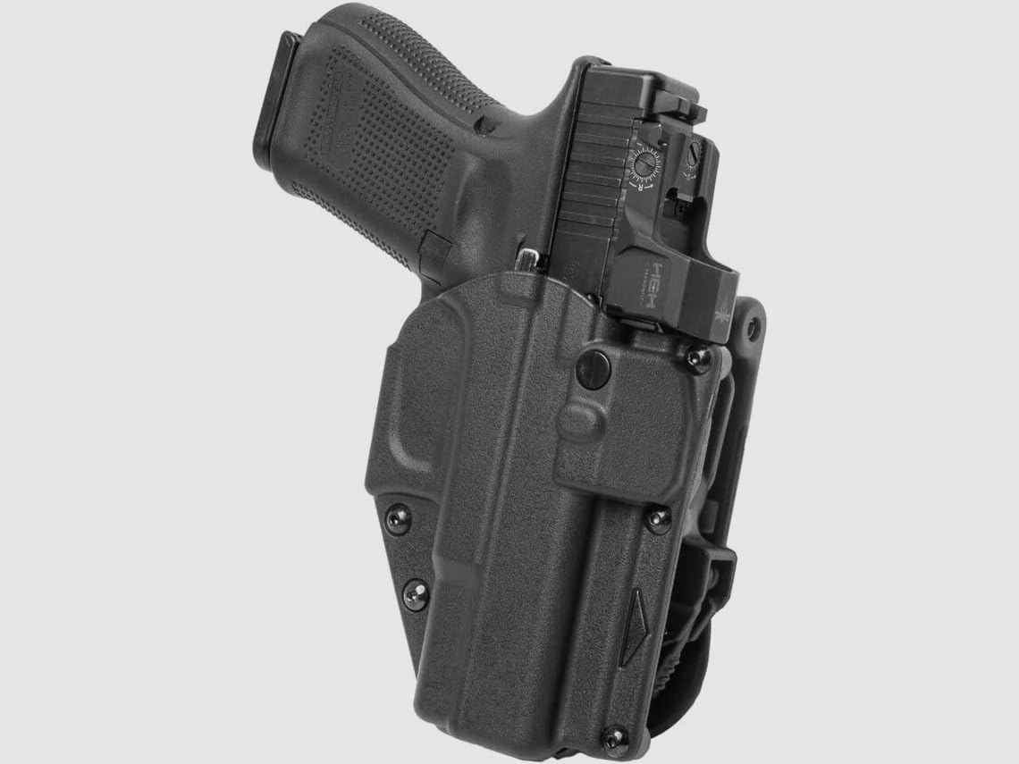 Rapid Force Level II dienstholster voor Glock 17/17 MOS – zonder lamp – vergrendelende riemlus (zwart) Alien Gear, afbeelding 1 van 2