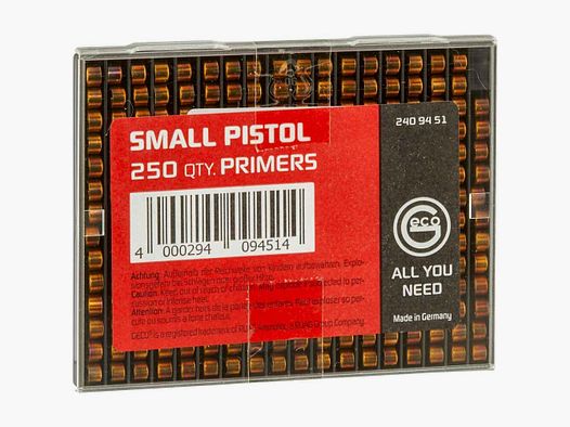 Boxer Zündhütchen Small Pistol Geco