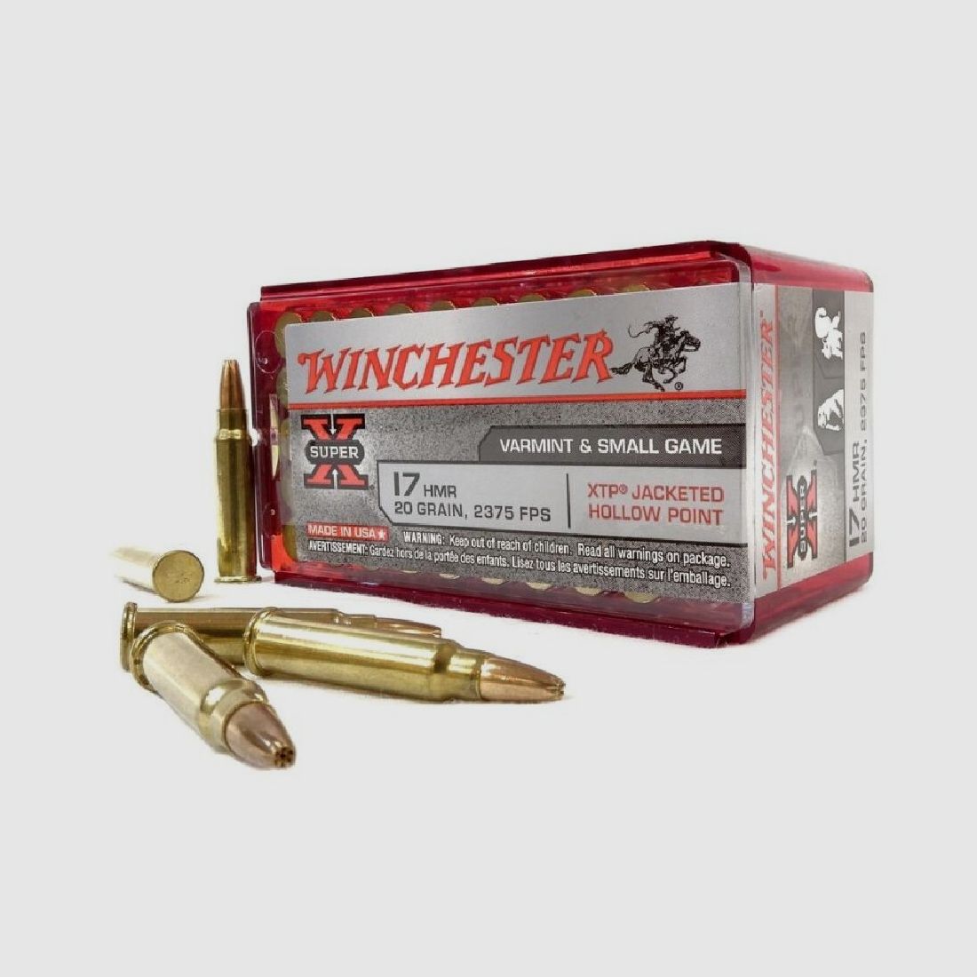 WINCHESTER CARICHE C 17 HMR 20GR, immagine 2 di 2