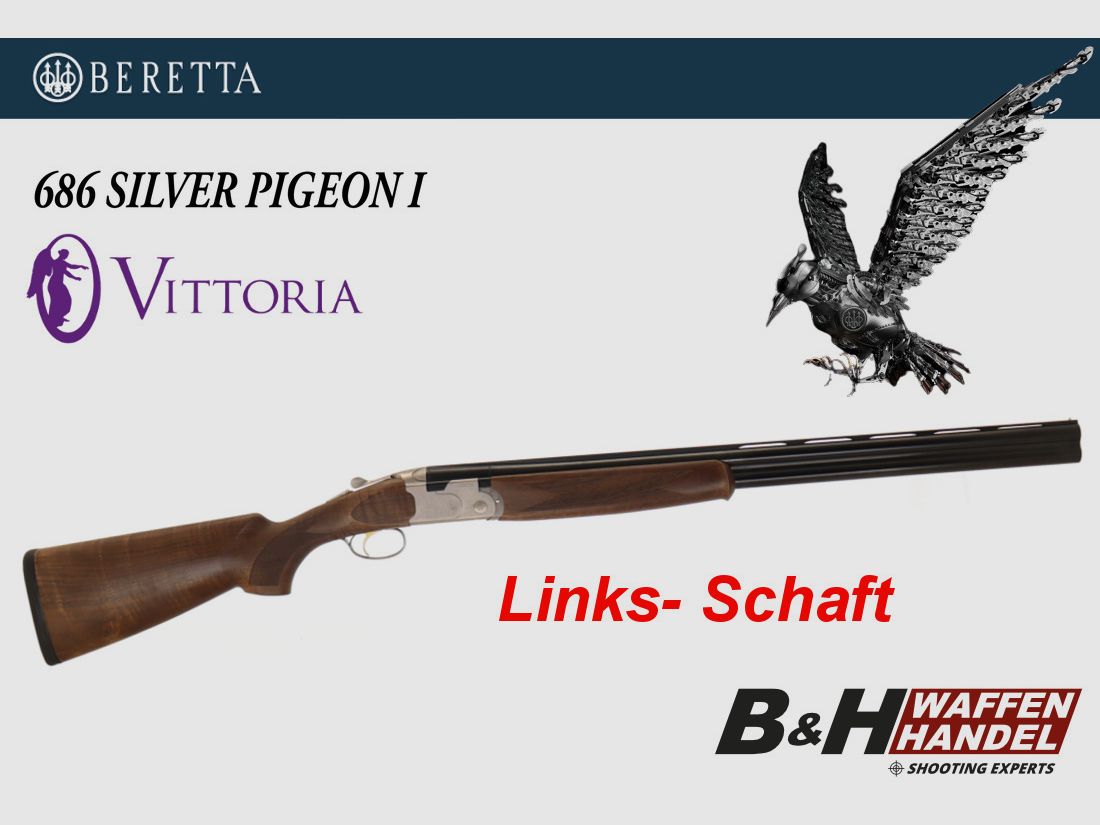 Beretta Silver Pigeon 1 Vittoria Jagd LINKS Schaft | Damenflinte | Bockflinte | Jagdflinte | Finanzierung möglich!