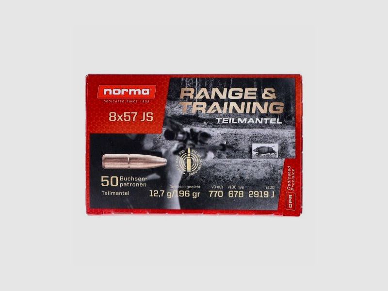Norma Range & Training 8x57 IS (50er Pack), Bild 2 von 2