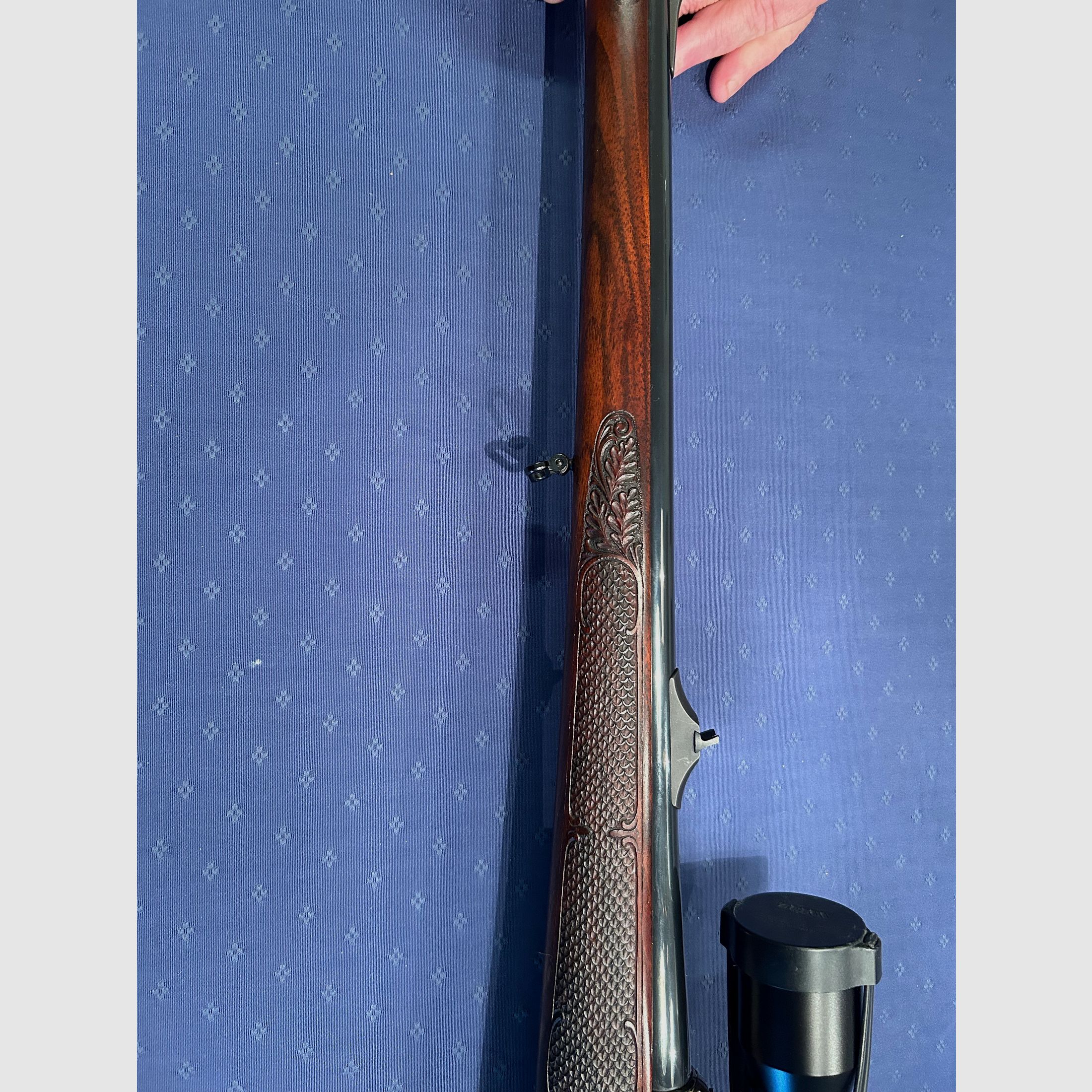 Fucile Stutzen Sauer 90 con inserti in oro