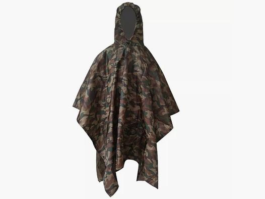 CAMOUFLAGE PONCHO MAAT UNIEK