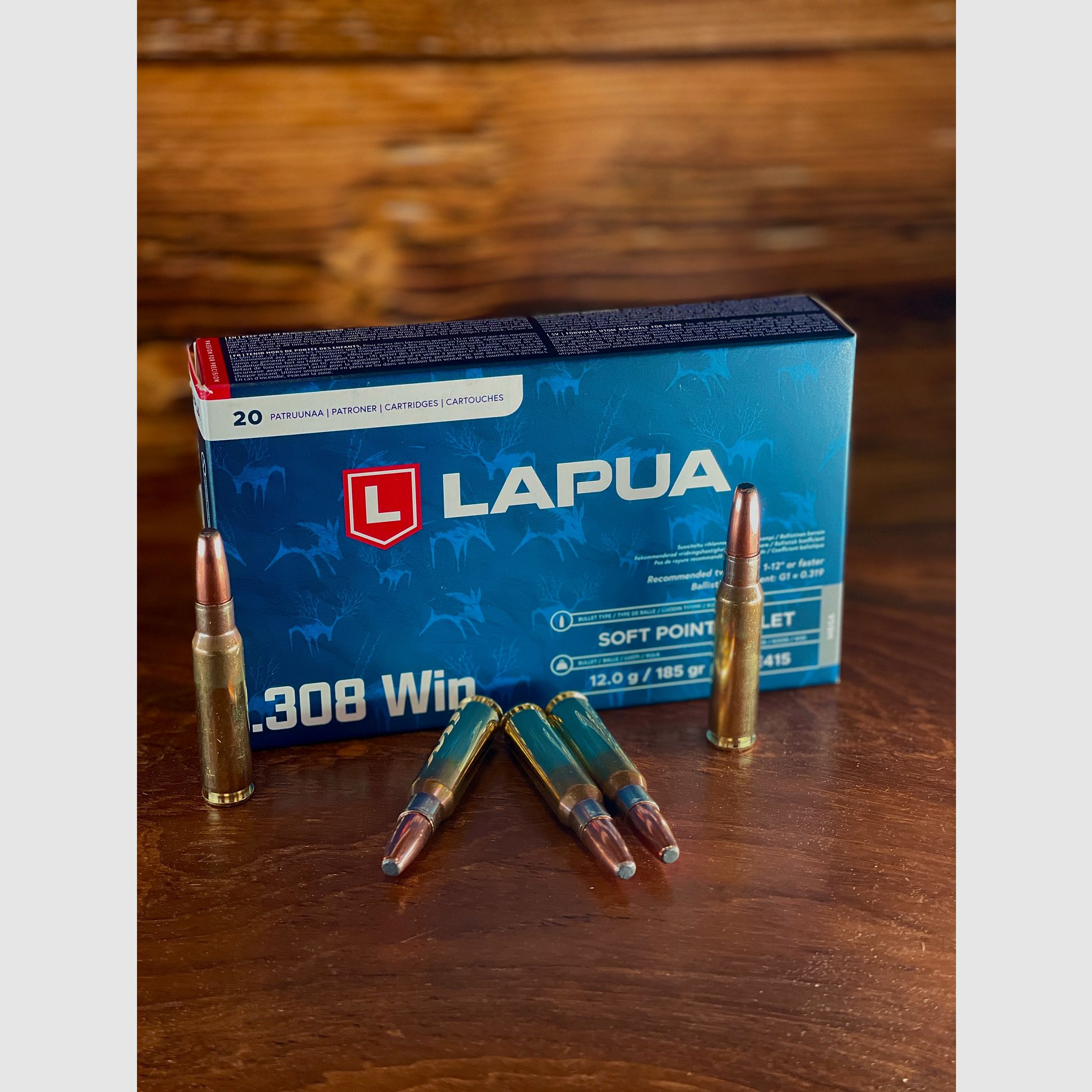 Lapua .308 Naturalis L.R 170gr./11g
