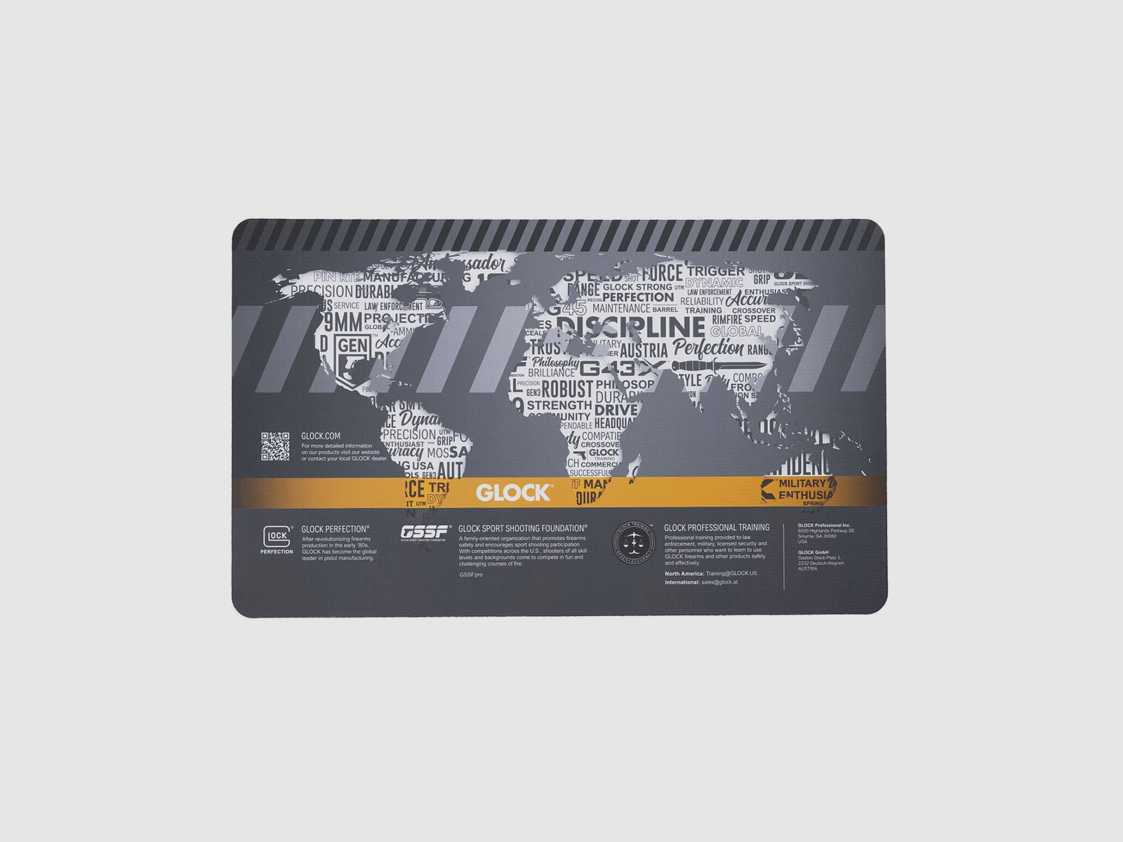 GLOCK – TRAININGSMATTE 54x36cm, Bild 1 von 2
