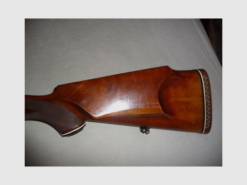 Original Mauser 98er Repetierer mit Historie: Kal. 9,3x62, Lauflänge ca. 60cm, EAW Schwenkmontage,