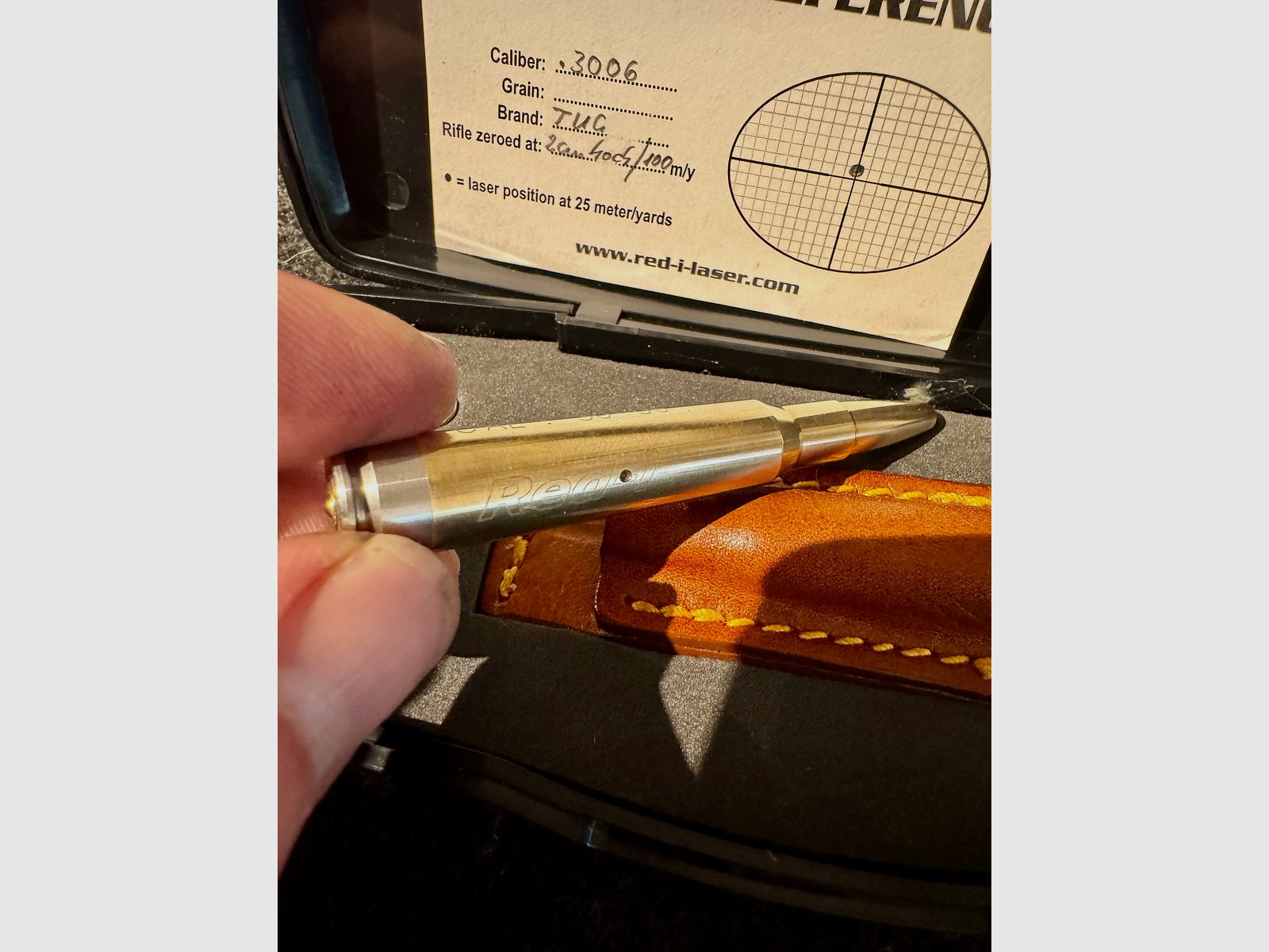 Red-I Bore sight Laser Einschießhilfe, Kaliber 30-06 Springfield