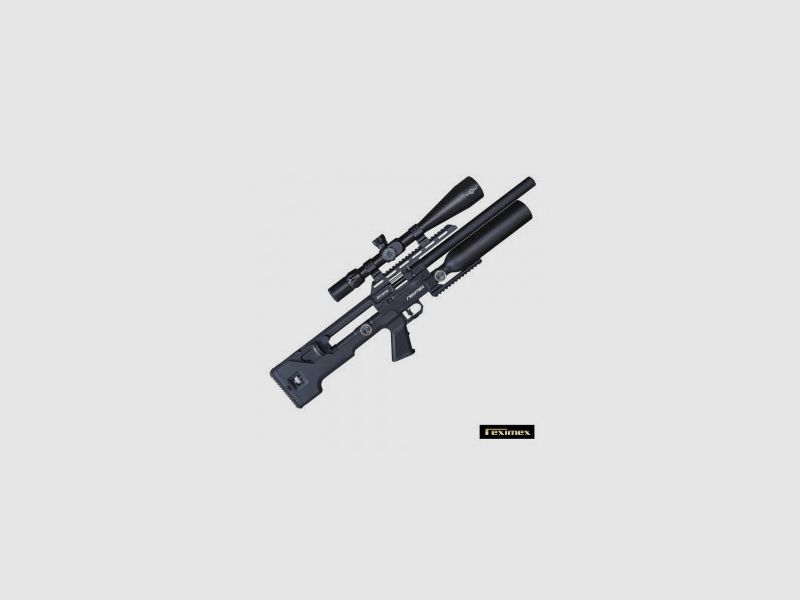 PCP Rifle Reximex Throne caliber 6.35 mm. Synthetic Black. 24 joules., image 4 of 5