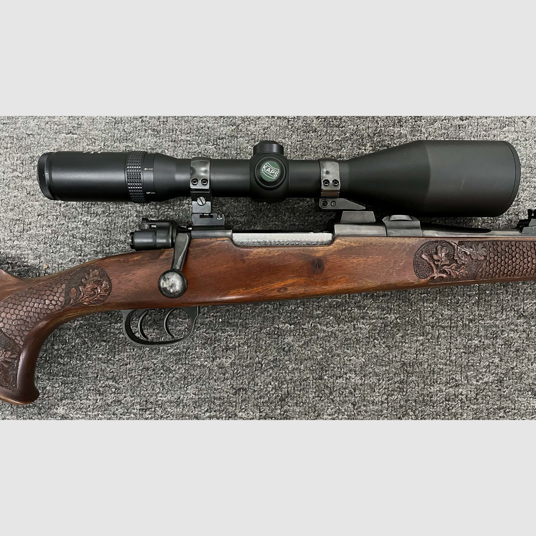 Repetierbüchse 7x64 98er System + Kaps 2,5-10x56