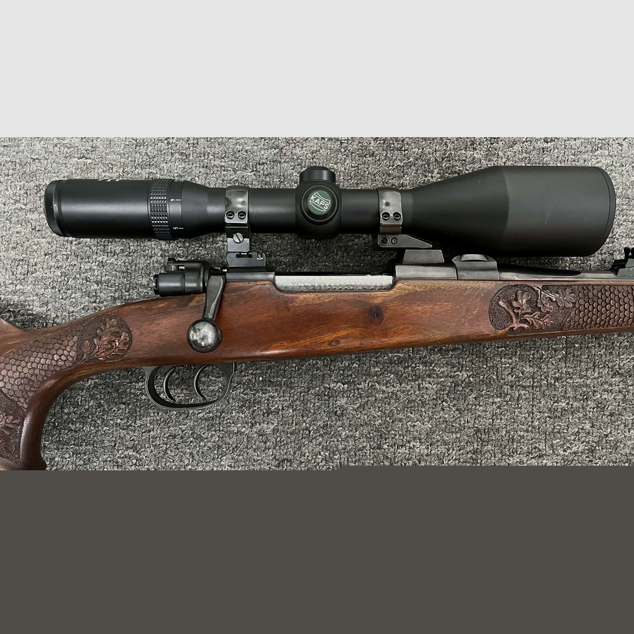 Repetierbüchse 7x64 98er System + Kaps 2,5-10x56