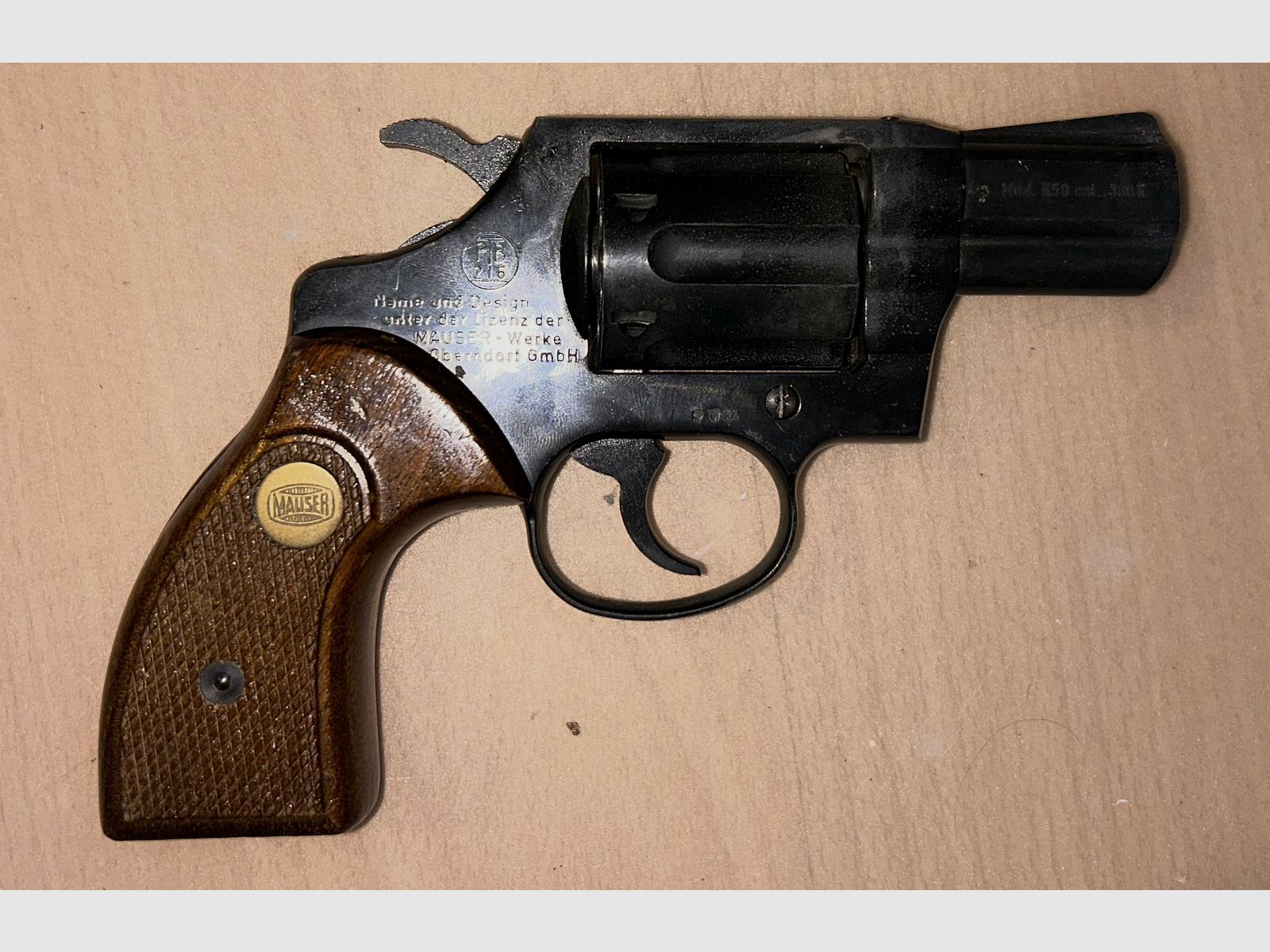 Rewolwer Mauser K50 Schreckschuss PTB 216