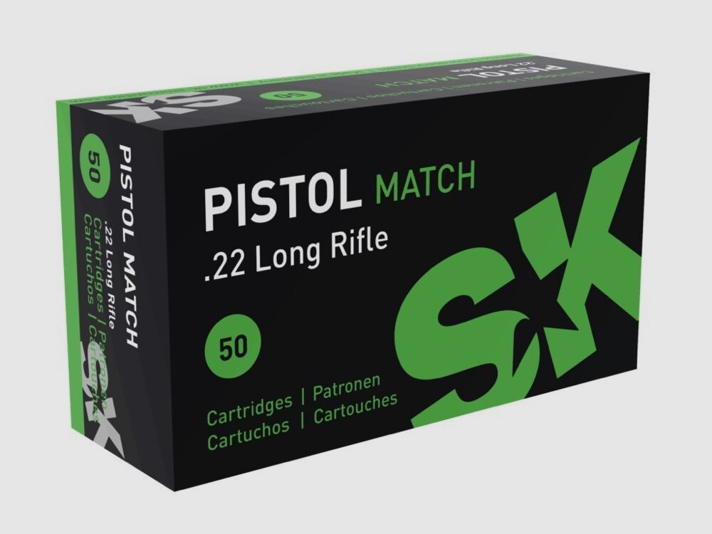SK Nammo Schönebeck Pistol Match LRN 40grs 50St .22lr