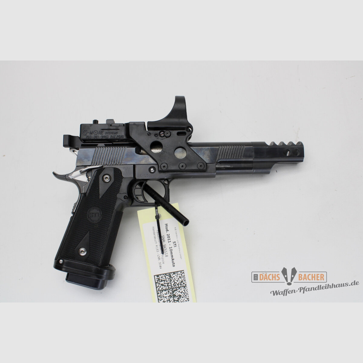 Pistole STI International Mod 2011 Kal. 10mm Auto 5\" Lauf mit C-More LP