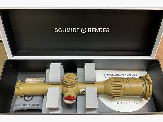 Schmidt & Bender 1-8X24 PM II ShortDot Dual CC MDR-T6 Ral 8000