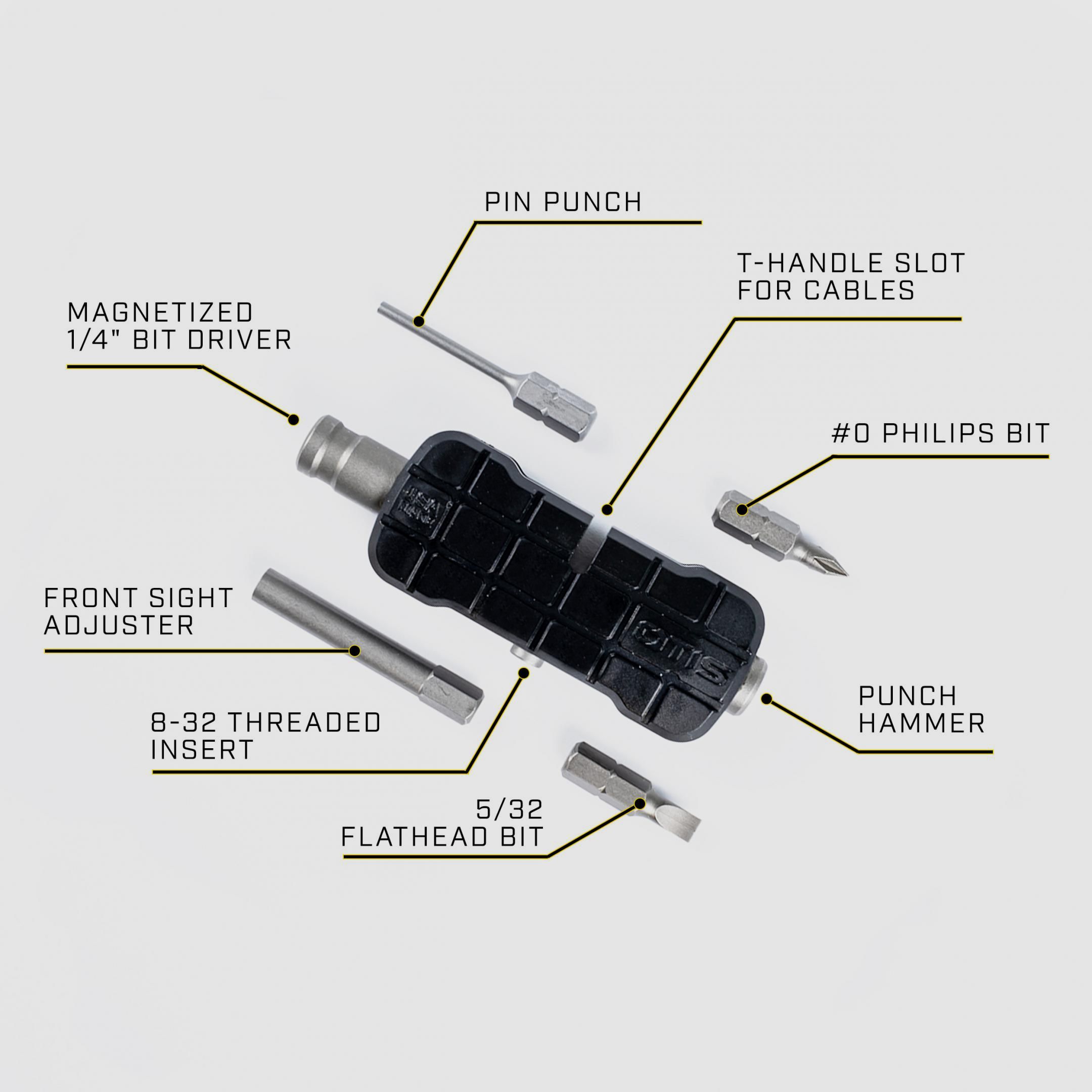 Otis 8-w-1 Pistol T-Tool dla Glock
