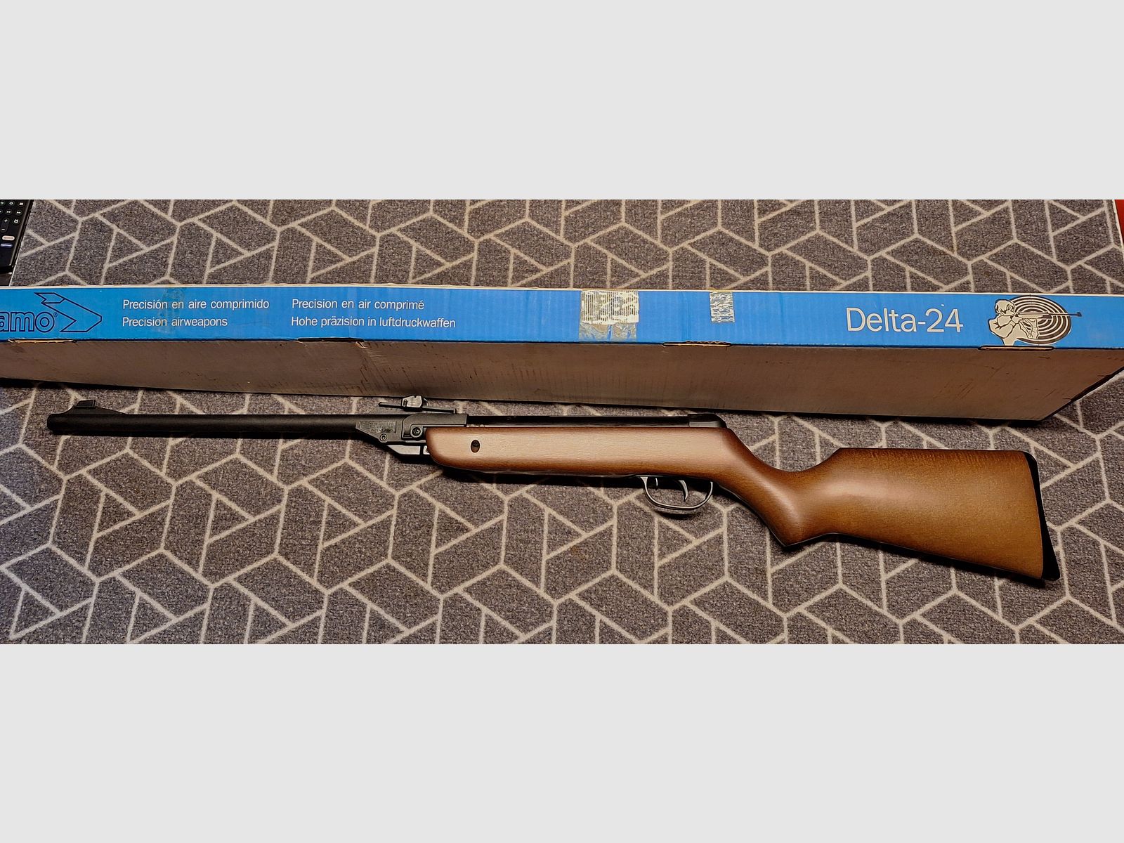 Gamo Delta 24 luchtbuks met breekloop 4,5mm Diabolo - als nieuw!