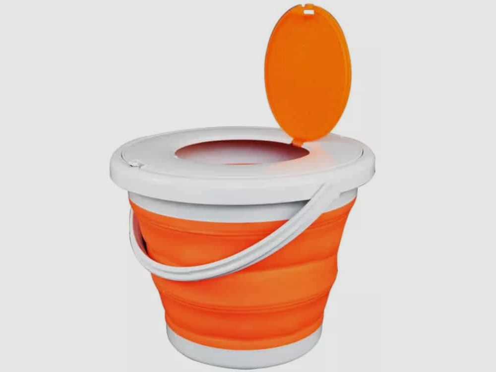 GelBlaster Munitionseimer fr Soft-Gel Kugeln (zusammenklappbar) - ORANGE