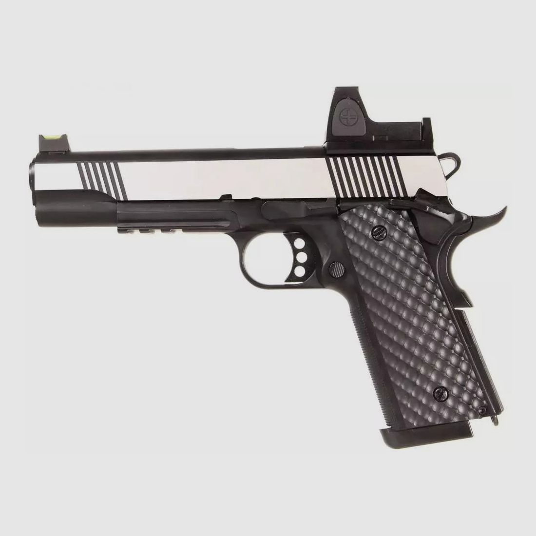 Airsoft-Replikat GBB 1911 MEU Raven Vollmetall - Integrierte Schiene - Leistung 1,0J - Präzision und Robustheit, Bild 4 von 5