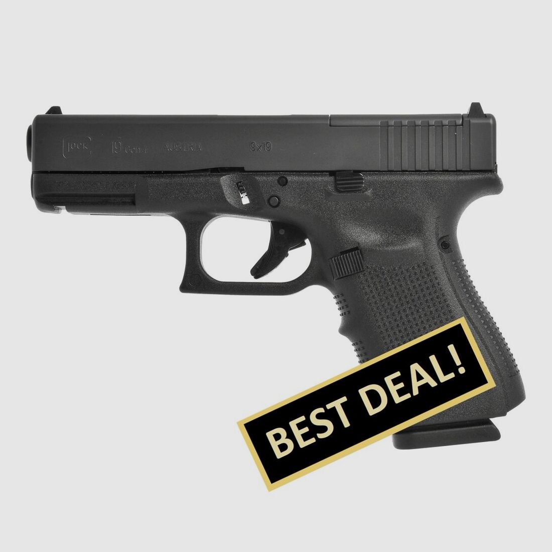 Pistola Glock 19 Gen4 MOS 9 mm Luger