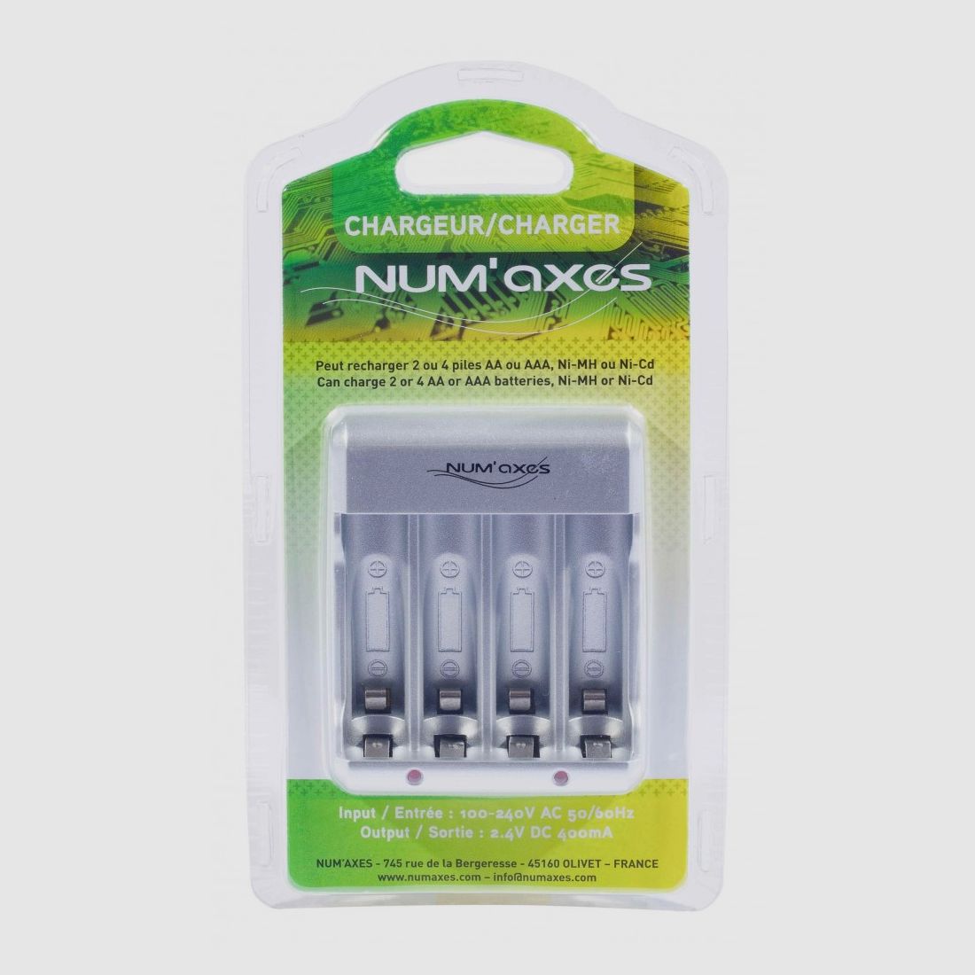Cargador para pilas AA o AAA, Ni-MH o Ni-Cd, imagen 2 de 3