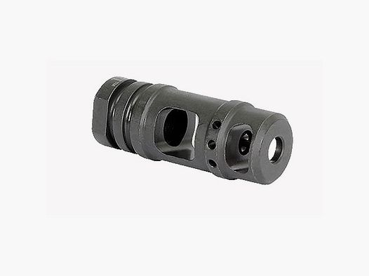 MIDWEST INDUSTRIES TWO-CHAMBER MIDWEST INDUSTRIES AR-15 TWO CHAMBER MUZZLE BRAKE BLACK 1/2-28