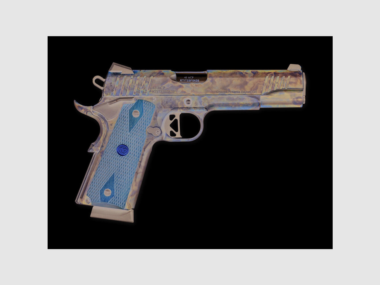 Chiappa 1911 Superior Grade .45 ACP - Color Case 5 cali (5")