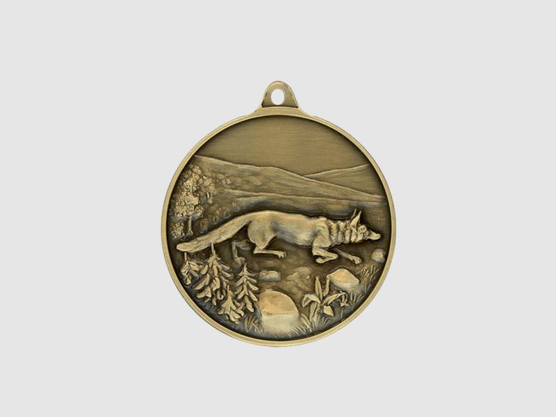 Steinhauer&Lück Jagdmedaille Fuchs 40mm Bronze