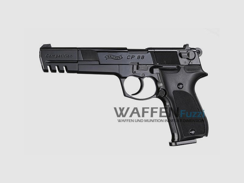 Walther CP88 Competition CO2 Pistole 4,5 mm Diabolo brüniert