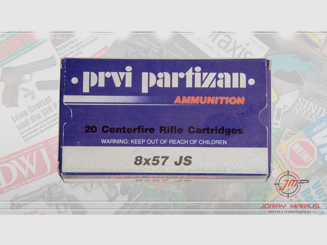 8x57IS PRVI Partizan 9g 139gr SP