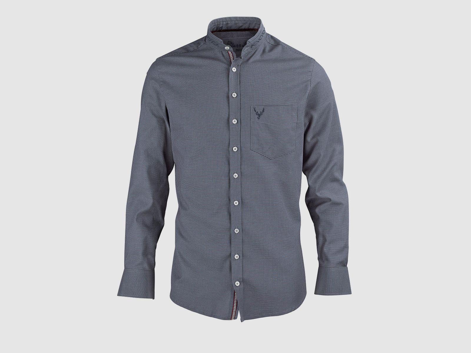 OS-Trachten Langarmhemd Slim Fit