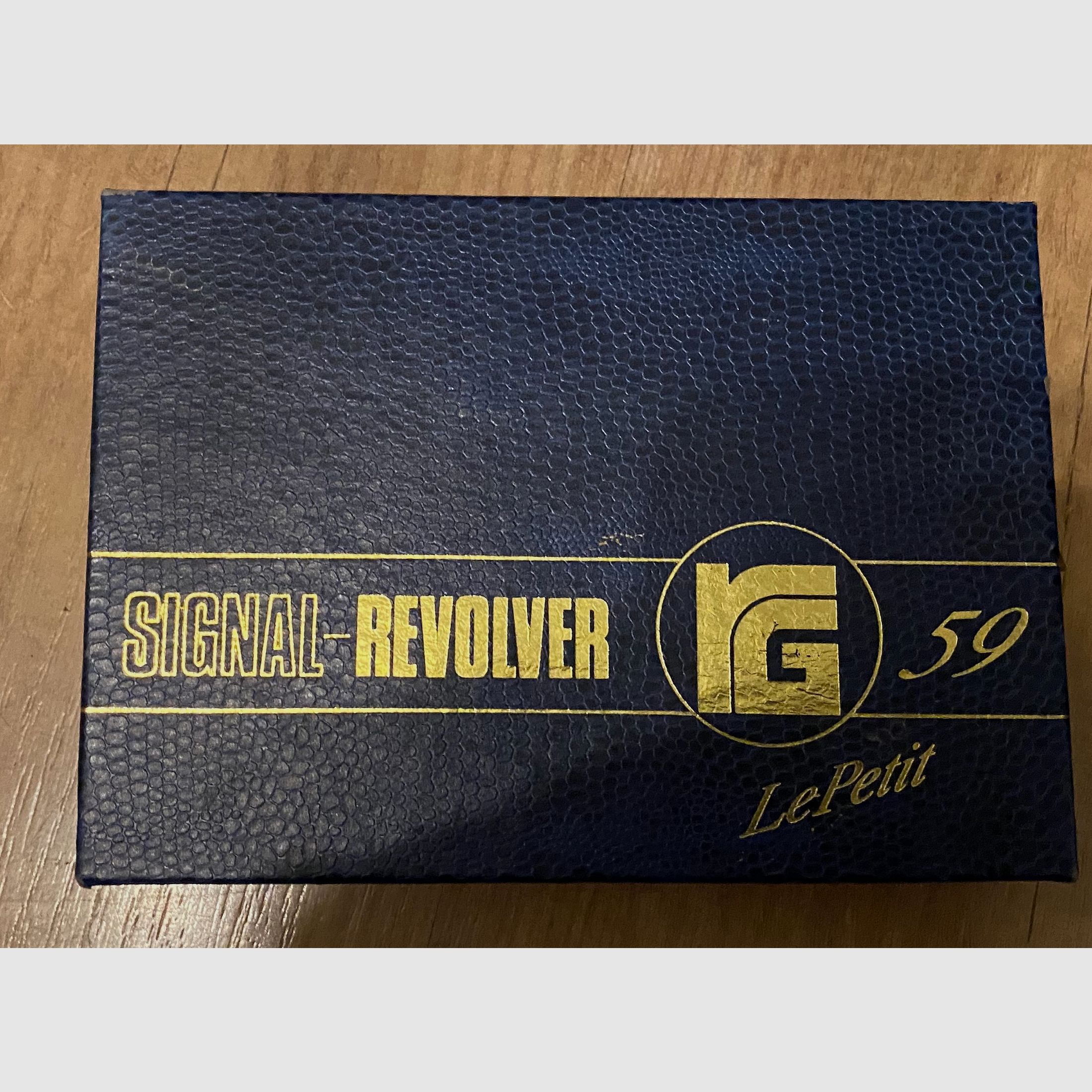 Röhm RG 59 „Le Petit“ Kaliber 9 mm Knall Schreckschussrevolver, inkl. Originalkarton und Zubehör