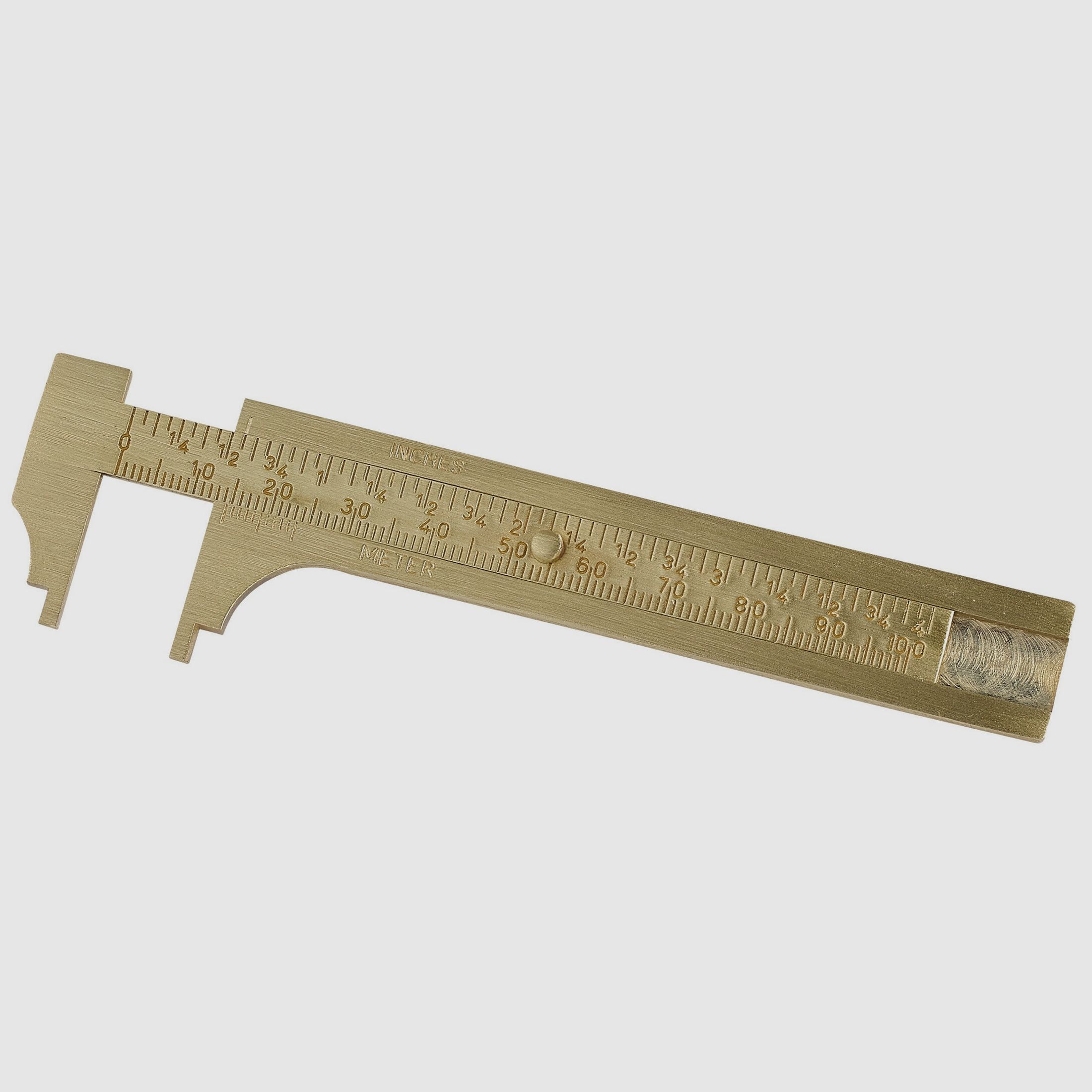 Caliper made of brass