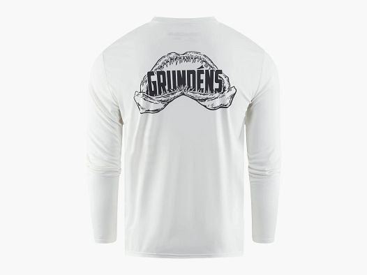 Grundéns Apex Predator LS Tech Tee White Men M