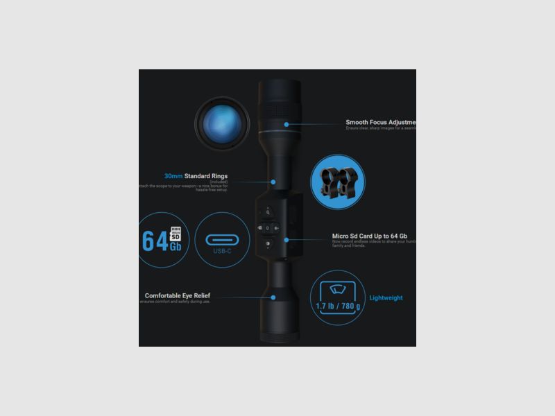 Dispositif de vision jour/nuit ATN X-Celsior NV | 3-9x, image 4 sur 15