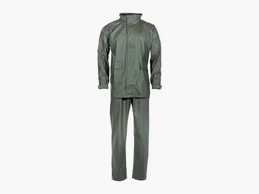 MFH Traje de lluvia Premium de 2 piezas oliva - negro / S hombres