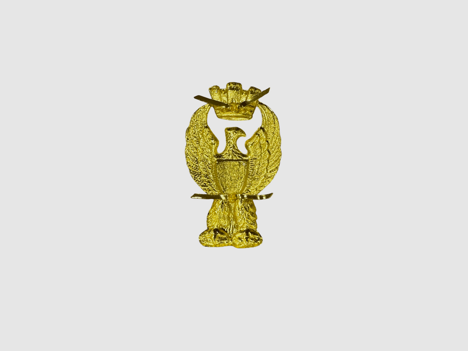Abzeichen für die Dienstmütze der Staatspolizei in Gold, Bild 2 von 2