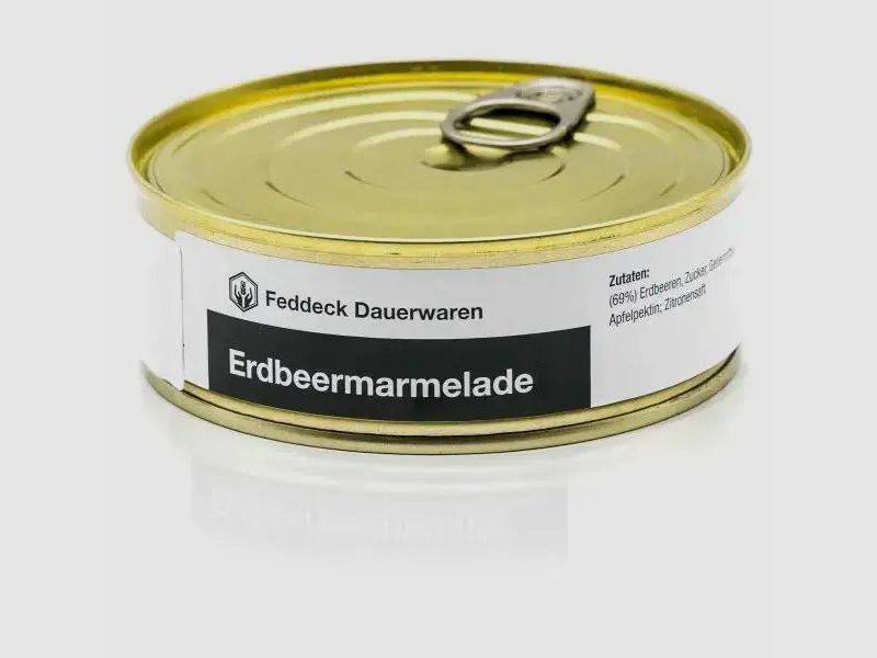 Feddeck Dauerwaren Feddeck Dauerwaren Dosenmarmelade Erdbeere 200 g