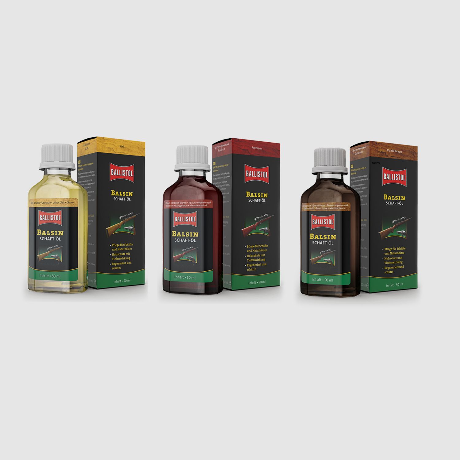 Ballistol Balsin Schaftöl 50 ml für Holzgewehrschäfte