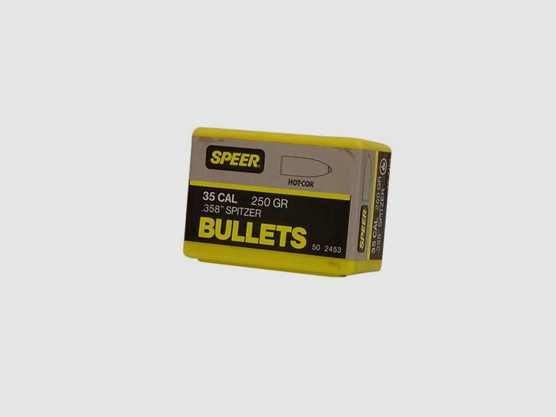 SPEER HOT-COR GESCHOSSE SPEER 35 KALIBER (0,358″) 250GR SPITZER 50/BOX, Bild 1 von 2