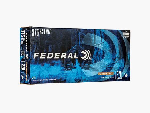 .375 H&H Magnum Tlm Hi-Shok 270 gr. Munizioni Federal