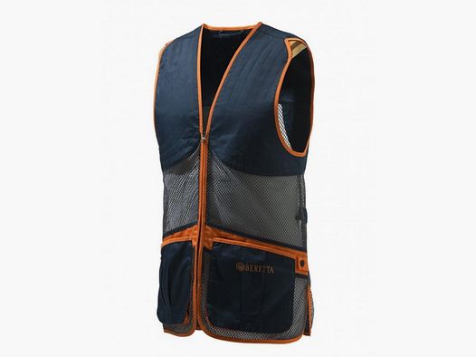 BERETTA Schießweste Full Mesh Vest Blue Total Eclipse & Gray (GT671)