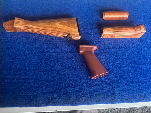 Original WBP wooden stock for AK-47 / AKM — real wood, like new