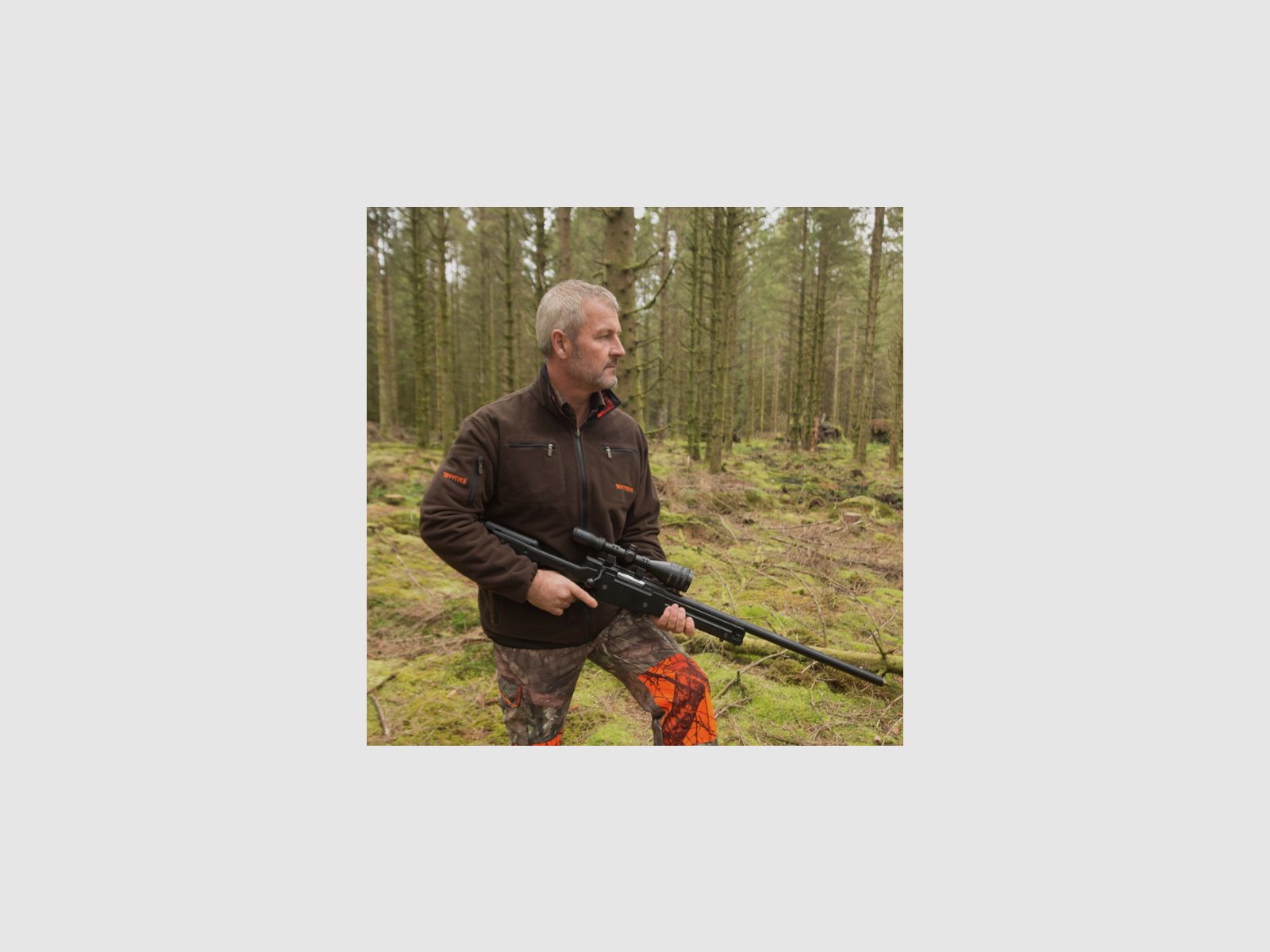SHOOTERKING Softshell Herren Jacke 2 in 1 Mossy Blaze Orange