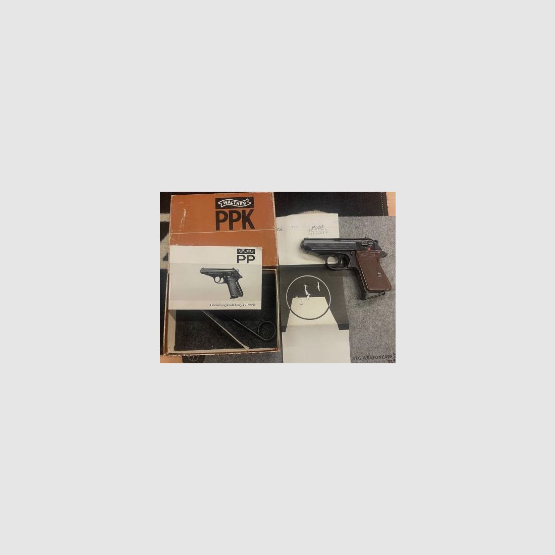 Walther Mod. PPK, kaliber 7,65 mm